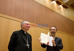 Roberto Benigni promuje książkę papieża Franciszka