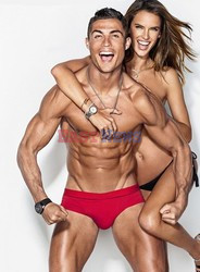 Cristiano Ronaldo i Alessandra Ambrosio dla GQ 