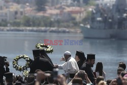 Papież Franciszek odwiedził wyspę Lesobos