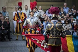 Ślubowanie rekrutów Gwardii Szwajcarskiej