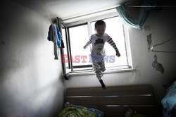 Autystyczne dzieci w Chinach - Sipa
