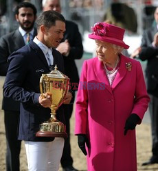 Królowa Elżbieta na Royal Windsor Horse Show