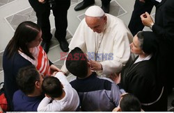 Spotkaie papieża Franciszka z chorymi