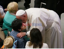 Spotkaie papieża Franciszka z chorymi