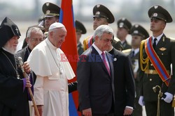 Papiez Franciszek w Armenii