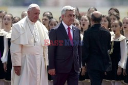 Papiez Franciszek w Armenii