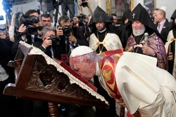 Papiez Franciszek w Armenii