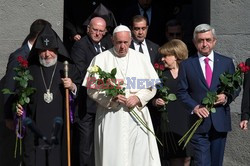 Papiez Franciszek w Armenii