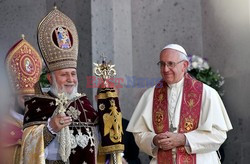 Papiez Franciszek w Armenii