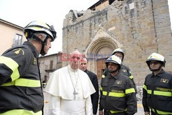 Spontaniczna wizyta Papieża Franciszka w Amatrice i Accumoli