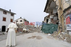 Spontaniczna wizyta Papieża Franciszka w Amatrice i Accumoli