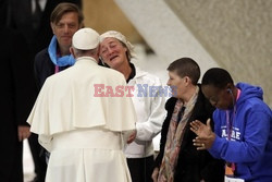 Bezdomni na audiencji u papieża Franciszka