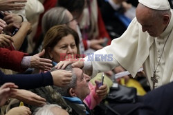 Bezdomni na audiencji u papieża Franciszka