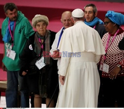 Bezdomni na audiencji u papieża Franciszka