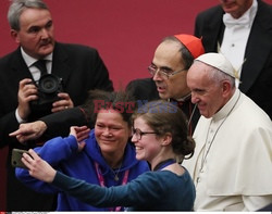 Bezdomni na audiencji u papieża Franciszka