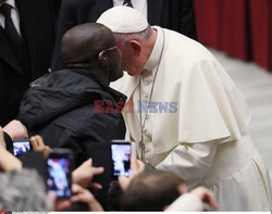 Bezdomni na audiencji u papieża Franciszka