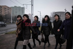 Życie codzienne w Pjongjang - AFP