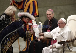 Cyrkowcy u papieża Franciszka