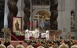 Papież Franciszek odprawił mszę w Nowy Rok