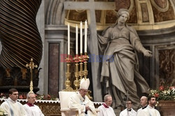 Papież Franciszek odprawił mszę w Nowy Rok