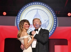 Prezydent Trump z rodziną na balach inauguracyjnych