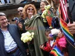 Susan Sarandon na otwarciu dla turystów cytadeli Machu Picchu 