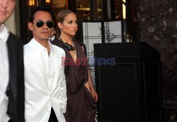 Jennifer Lopez i Marc Anthony w Moskwie