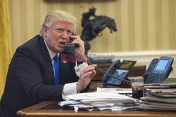 Donald Trump rozmawia telefonicznie z przywódcami państw 