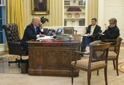 Donald Trump rozmawia telefonicznie z przywódcami państw 