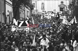 Strajki i demonstracje Solidarności