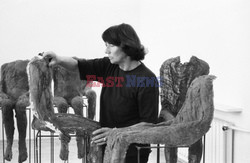 Magdalena Abakanowicz i jej rzeźby