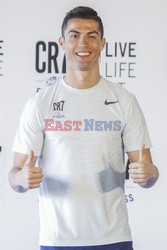 Cristiano Ronaldo na prezentacji CR7 Crunch Fitness