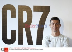 Cristiano Ronaldo na prezentacji CR7 Crunch Fitness