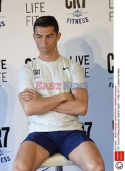 Cristiano Ronaldo na prezentacji CR7 Crunch Fitness