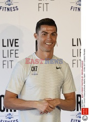 Cristiano Ronaldo na prezentacji CR7 Crunch Fitness