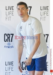 Cristiano Ronaldo na prezentacji CR7 Crunch Fitness