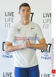 Cristiano Ronaldo na prezentacji CR7 Crunch Fitness