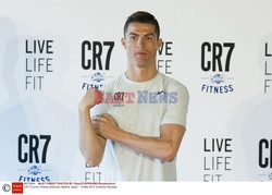 Cristiano Ronaldo na prezentacji CR7 Crunch Fitness