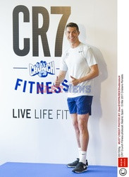 Cristiano Ronaldo na prezentacji CR7 Crunch Fitness