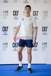 Cristiano Ronaldo na prezentacji CR7 Crunch Fitness