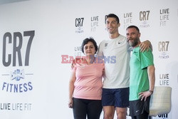 Cristiano Ronaldo na prezentacji CR7 Crunch Fitness