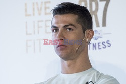 Cristiano Ronaldo na prezentacji CR7 Crunch Fitness