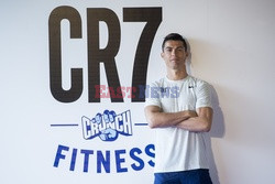 Cristiano Ronaldo na prezentacji CR7 Crunch Fitness