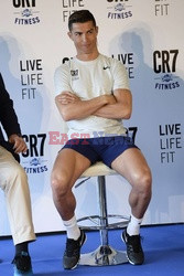 Cristiano Ronaldo na prezentacji CR7 Crunch Fitness