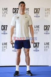 Cristiano Ronaldo na prezentacji CR7 Crunch Fitness