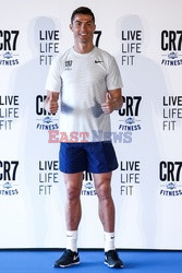 Cristiano Ronaldo na prezentacji CR7 Crunch Fitness