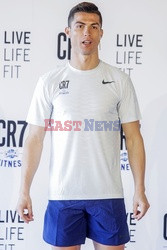 Cristiano Ronaldo na prezentacji CR7 Crunch Fitness