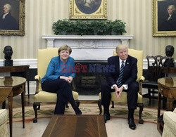 Angela Merkel w Białym Domu