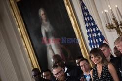 Prezydent Donald Trump spotkał się z żolnierzami podczas Wounded Warrior Project Soldier Ride