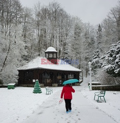 Zima wrocila do Krynicy Zdrój